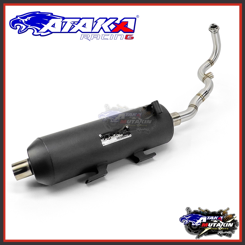 ATAKA 51MM Exhaust Pipe Click 125/150 V1 V2 Power Pipe | Shopee Philippines