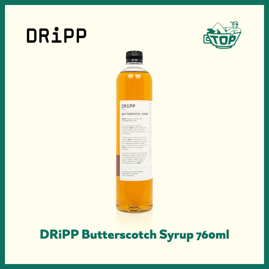 DRiPP Butterscotch Syrup 760ml | Shopee Philippines