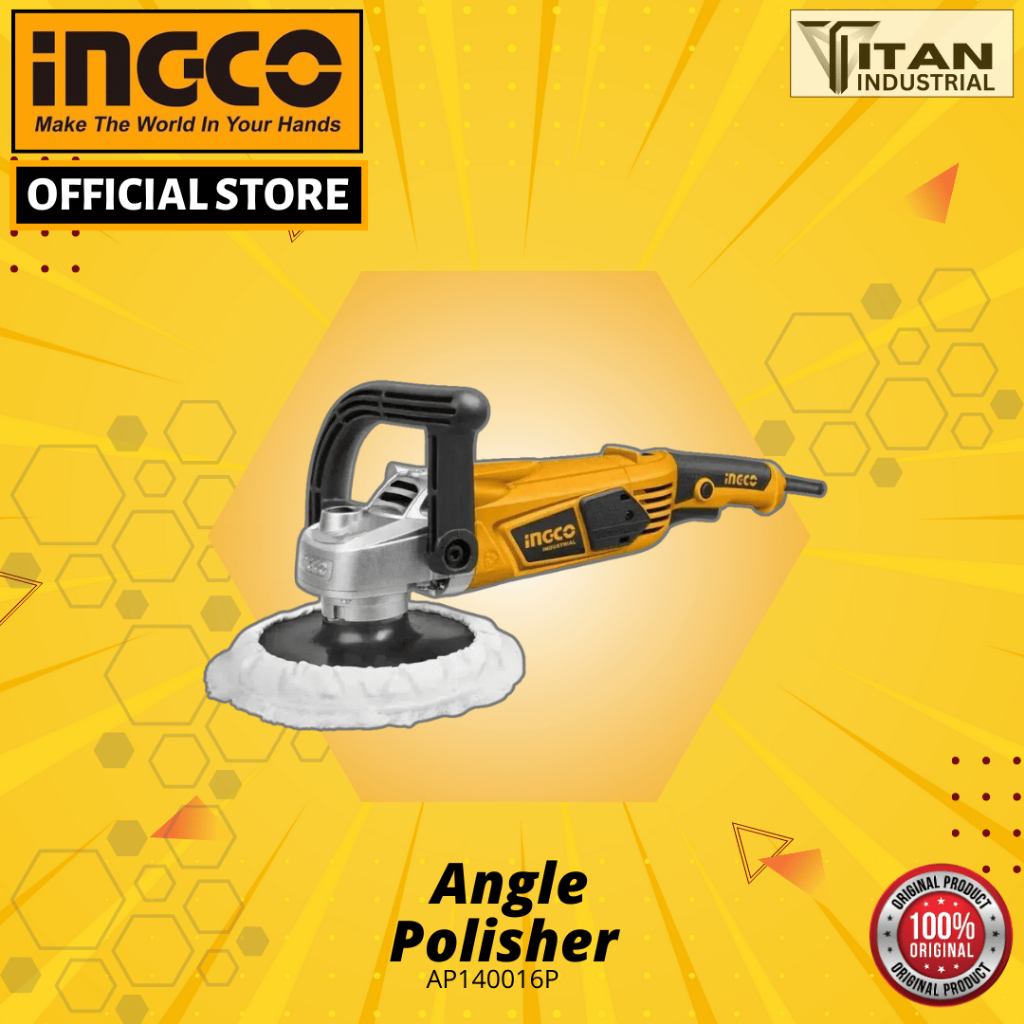 INGCO Angle Polisher 1400w AP14008-2P / AP140016P • Tm ss | Shopee ...