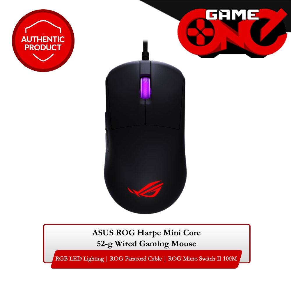 ASUS ROG Harpe Mini Core 52-g Wired Gaming Mouse (P524) - Black ...