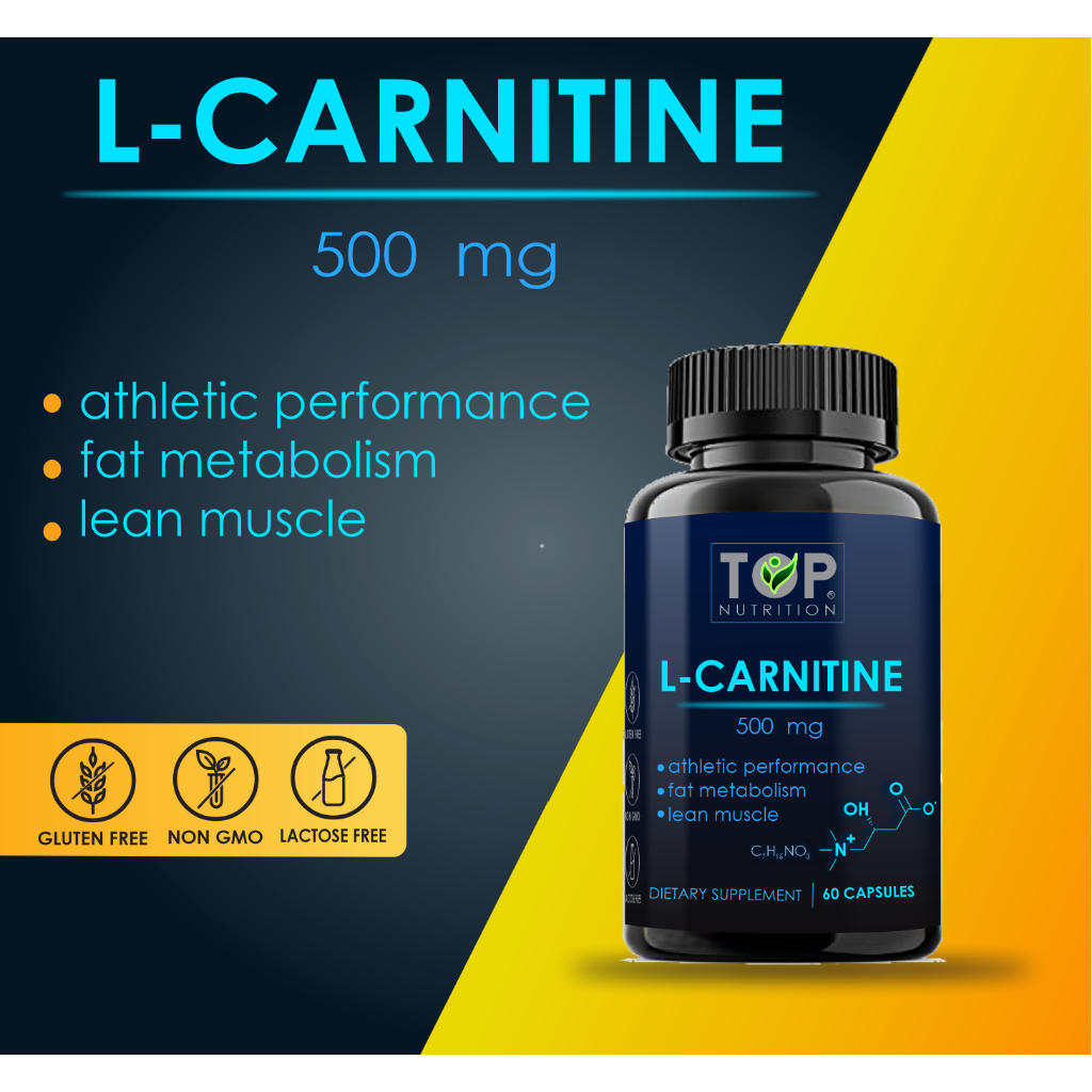 best l carnitine supplement philippines L-Carnitine 500mg 60 Caps Vitamin B12 Injection Shot Health & Beauty_Skin Care Concentration:500 MG/ML