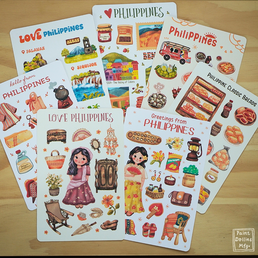 Cute Philippine Postcards Set, Aesthetic Postcard Set, Random Design ...