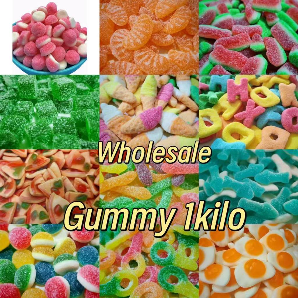1KG GUMMY CANDY SWEET SNACK FOR BONBON LOVERS DESSERT | Shopee Philippines