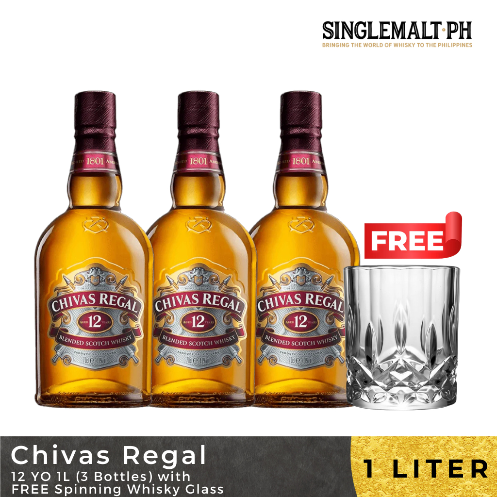 chivas-regal-12-yo-1l-3-bottles-with-free-spinning-whisky-glass