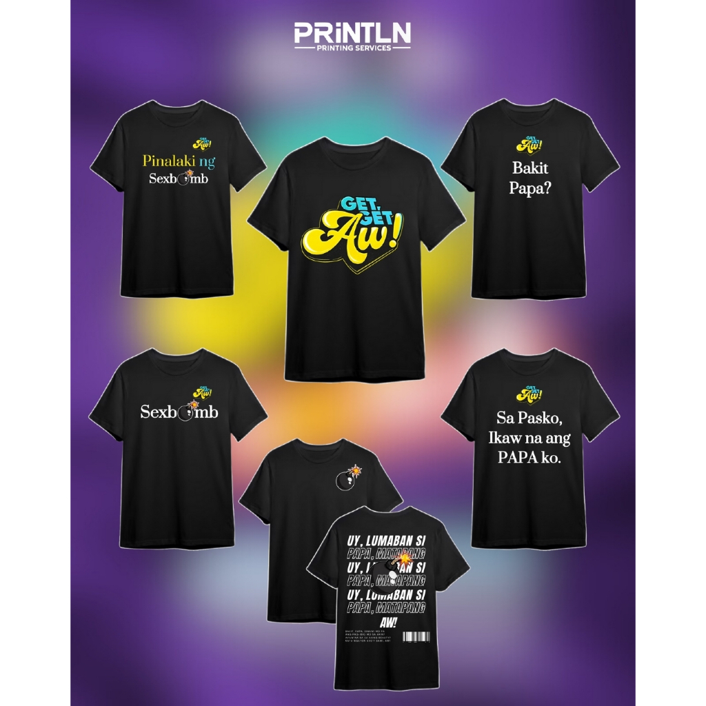 [TSHIRT]REGULAR FIT XS-2XL| SEXBOMB | GET GET AW | CONCERT | RAWND ...