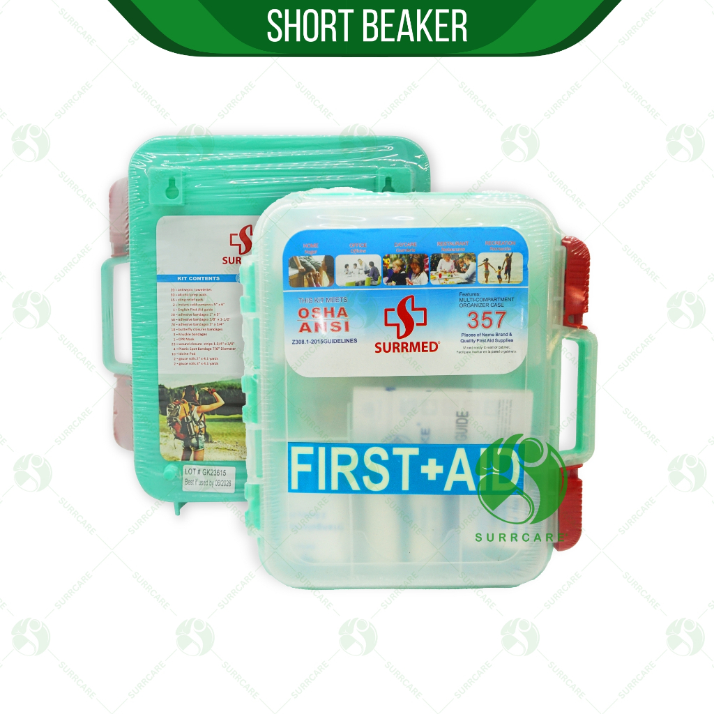 SURRMED First Aid Kit 357 | Complete Emergency Medical Kit for Home ...
