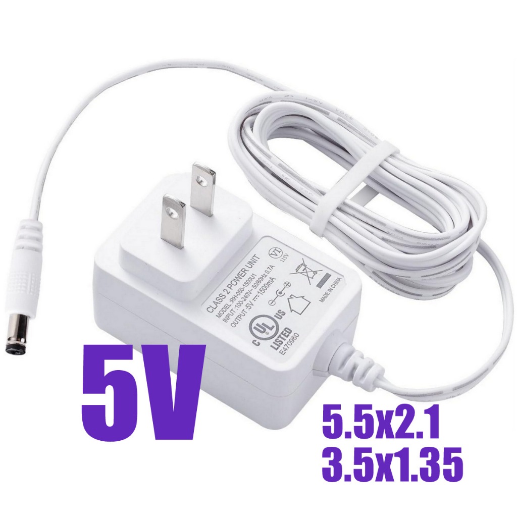 DC 5V 1A 2A 3A Power Adapter 5.5mm*2.1mm Converter Transformer 5.5mm*2 ...
