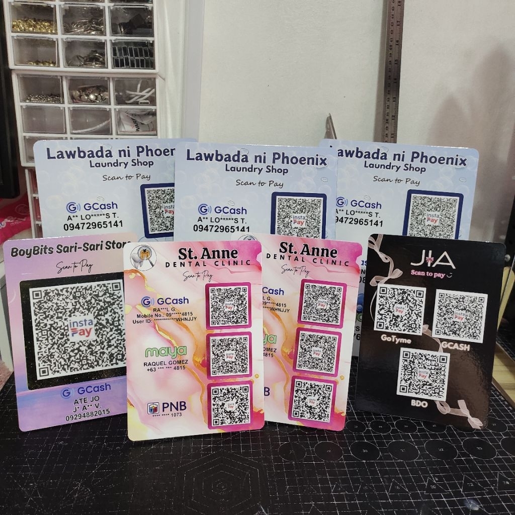 Embossed QR Code Scan Standee - Sintra Board 3mm | Shopee Philippines