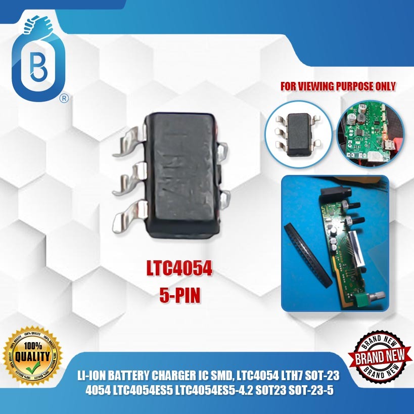 LI-ION BATTERY CHARGER IC SMD, LTC4054 LTH7 SOT-23 4054 LTC4054ES5 ...