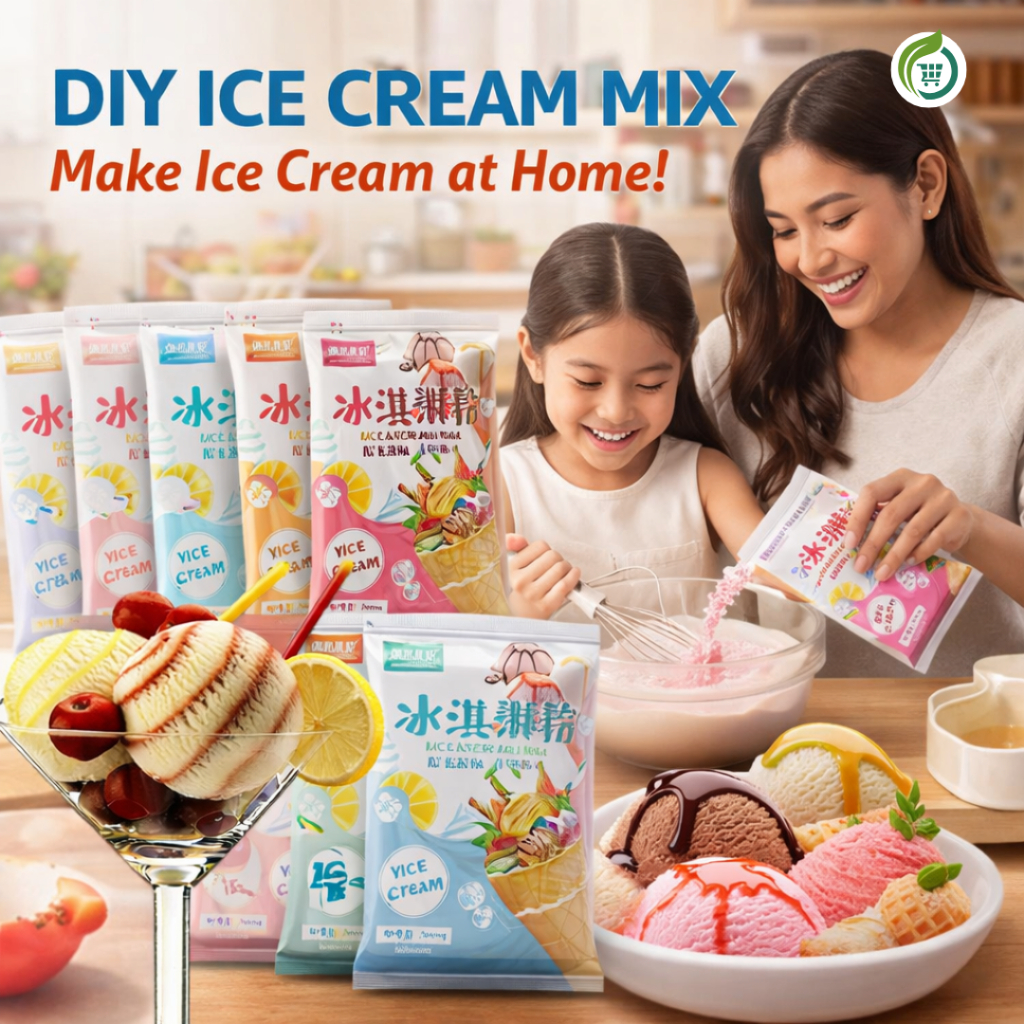 DIY Pre-mix Ice Cream Powder 100g – Dry Mix for Making Soft Serve ...