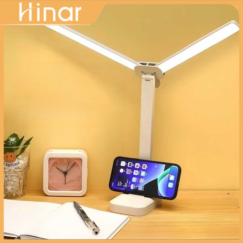 HINAR USB Rechargeable LED Desk Lamp Study Lamp Foldable Table Lamp ...