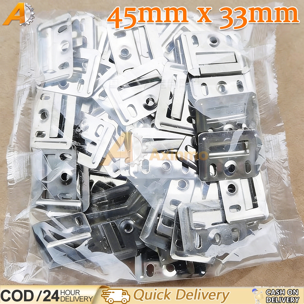 100Pcs WPC Wall Panel Metal Clips Fluted Cladding Clips For Ceiling ...