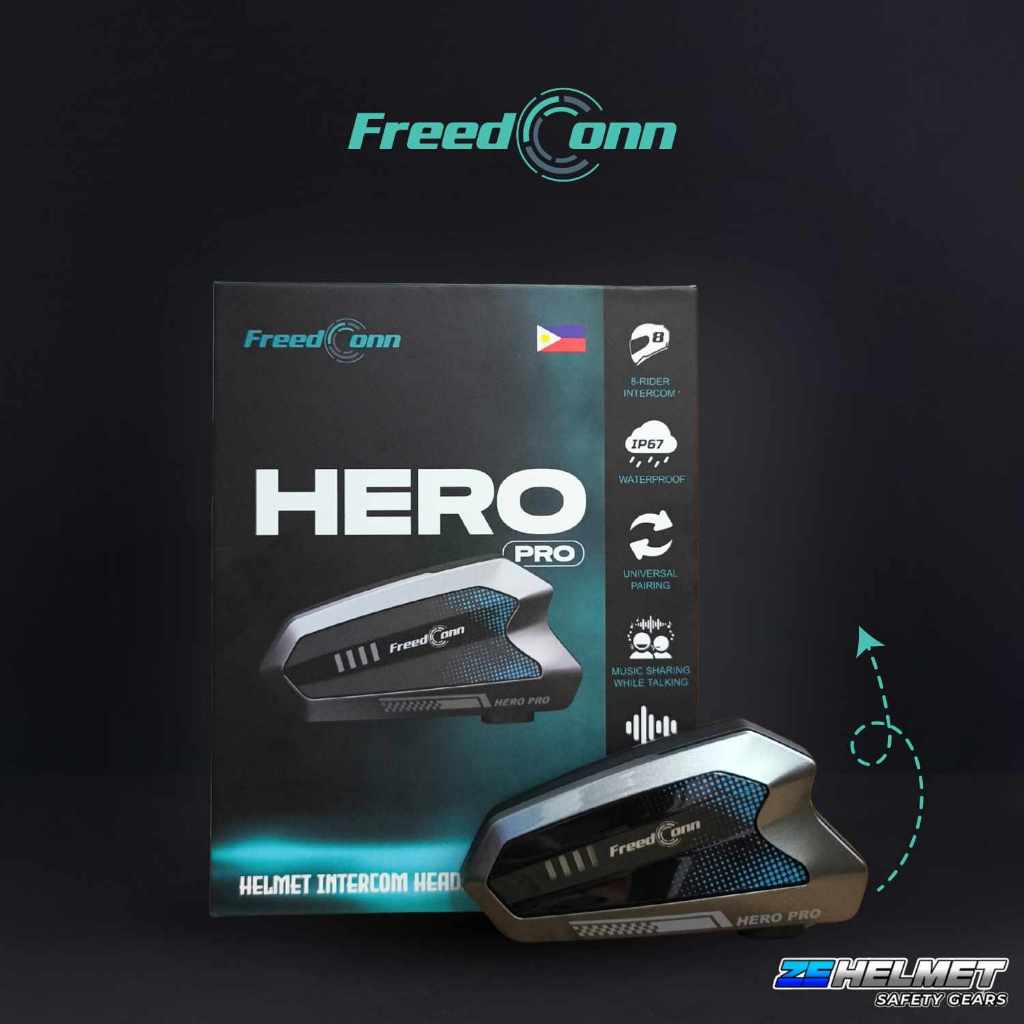FREEDCONN HERO PRO BLUETOOTH INTERCOM | Shopee Philippines