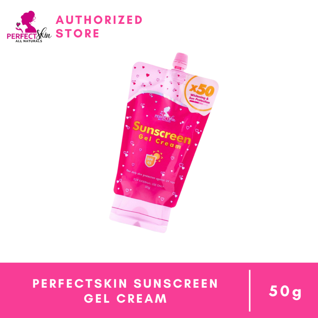 PerfectSkin Sunscreen Gel Cream 50grams SPF45 | Shopee Philippines