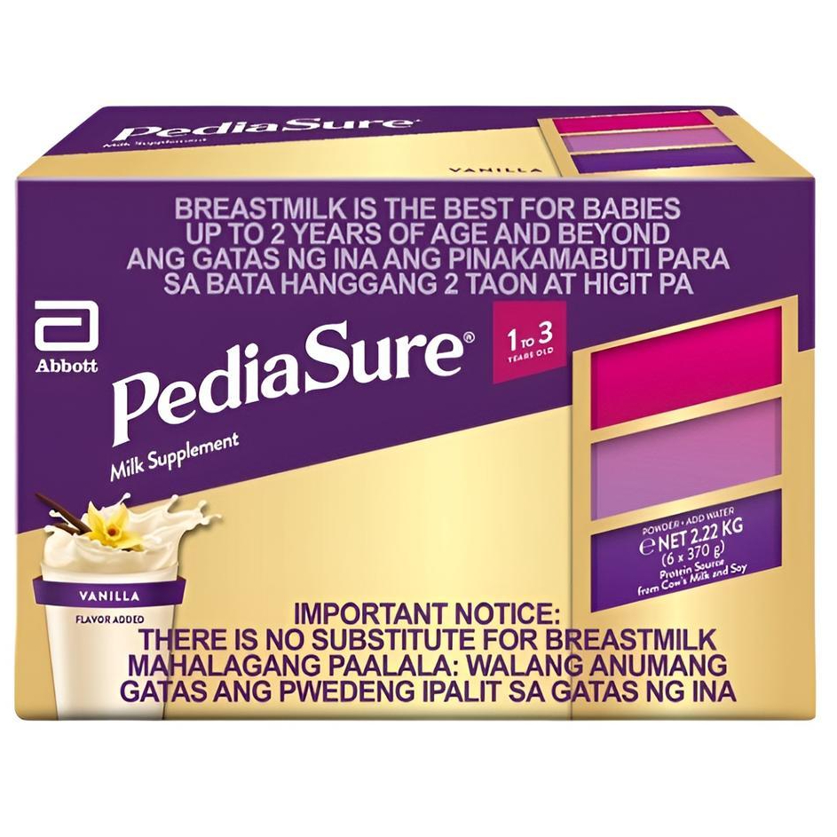 Pediasure 1-3 Years Old Milk Supplement Vanilla Flavor 2.2 Kg | Shopee ...