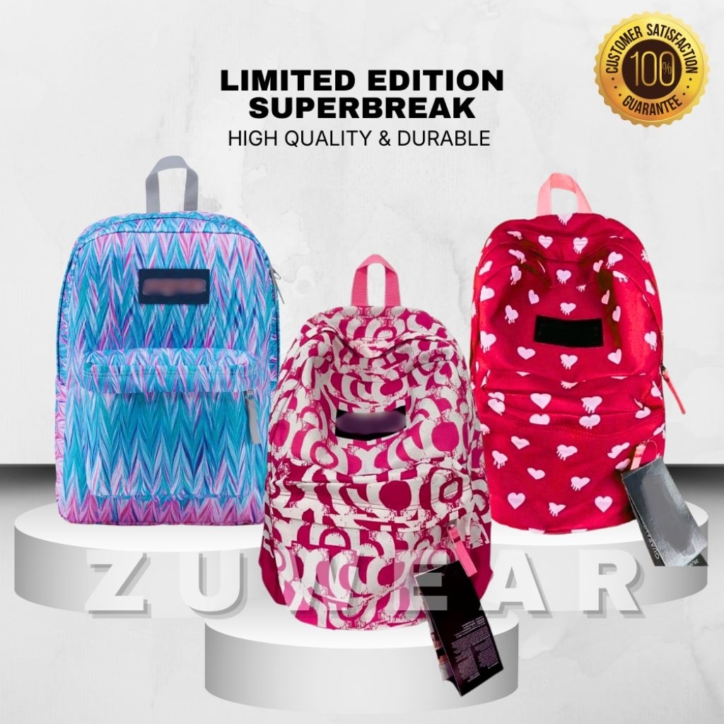 JS Superbreak Backpack - Limited Edition - High Quality for Kids, Teens ...