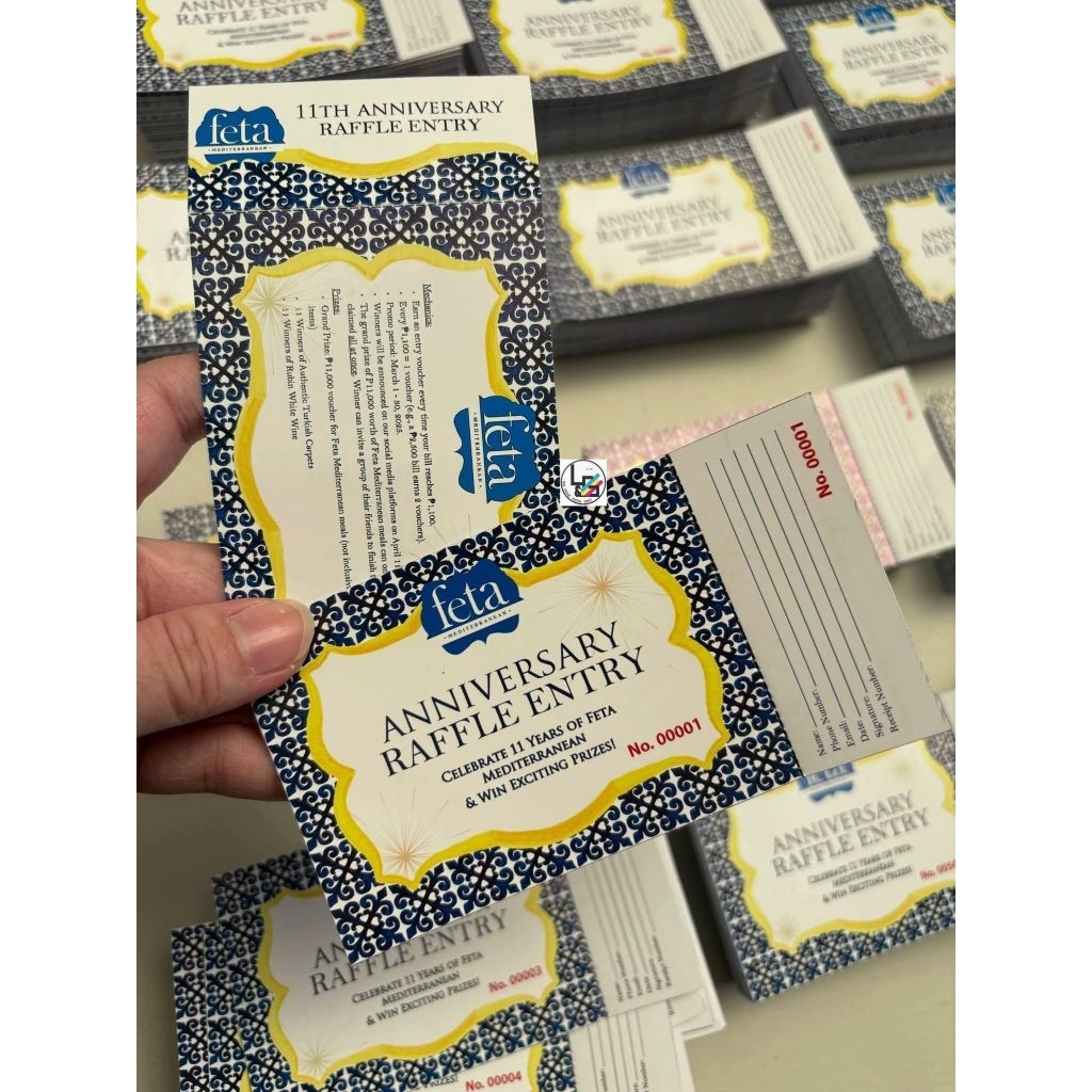 Perforated Ticket or Stub 100pcs per pad | Shopee Philippines