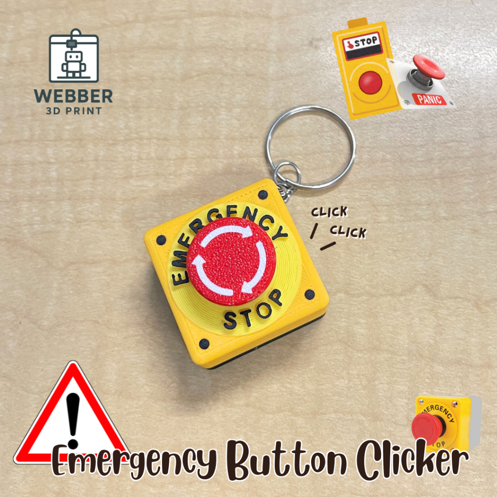 [READY STOCK] CLICKER - Webber 3D :Panic Button Fidget Toy -Industrial ...