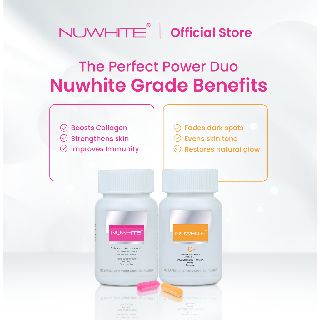 nu white glutathione price philippines Nuwhite Perfect Pair Package - The powerful DUO