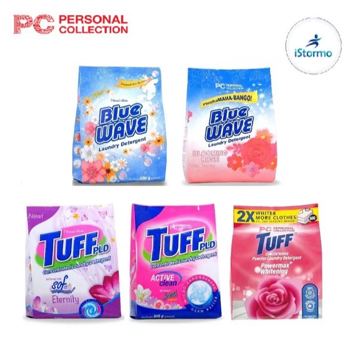 Personal Collection Tuff and Blue Wave Powder Laundry Detergent 800g ...