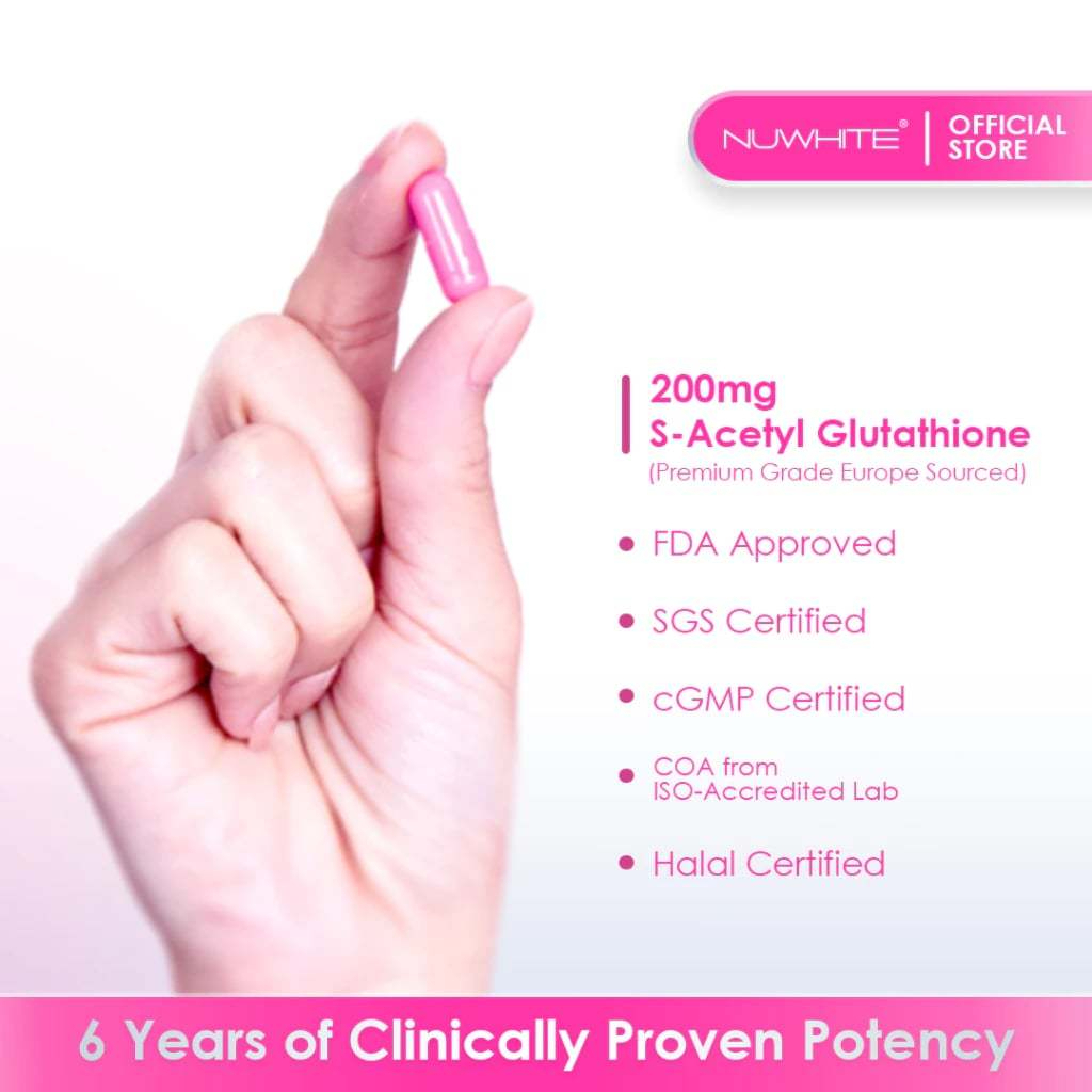 s-acetyl glutathione dosage per day NEW Relumins Advanced White 1650mg Glutathione Complex main image 0