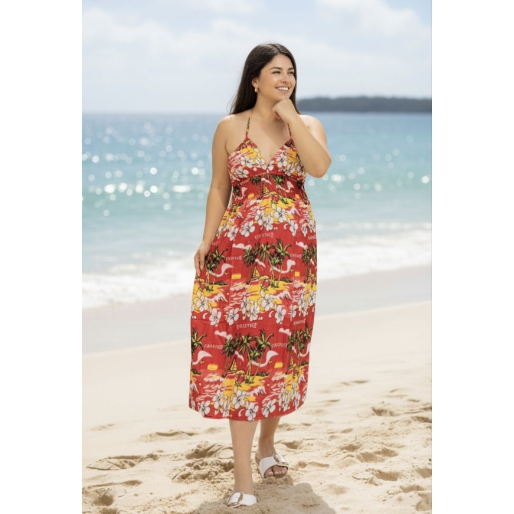 towelling beach dresses Victoria Floral Dress / Cover Up it sits well below House of Wu Bridal Size:US 8.5 PrettyLittleThing Women's PLT Label