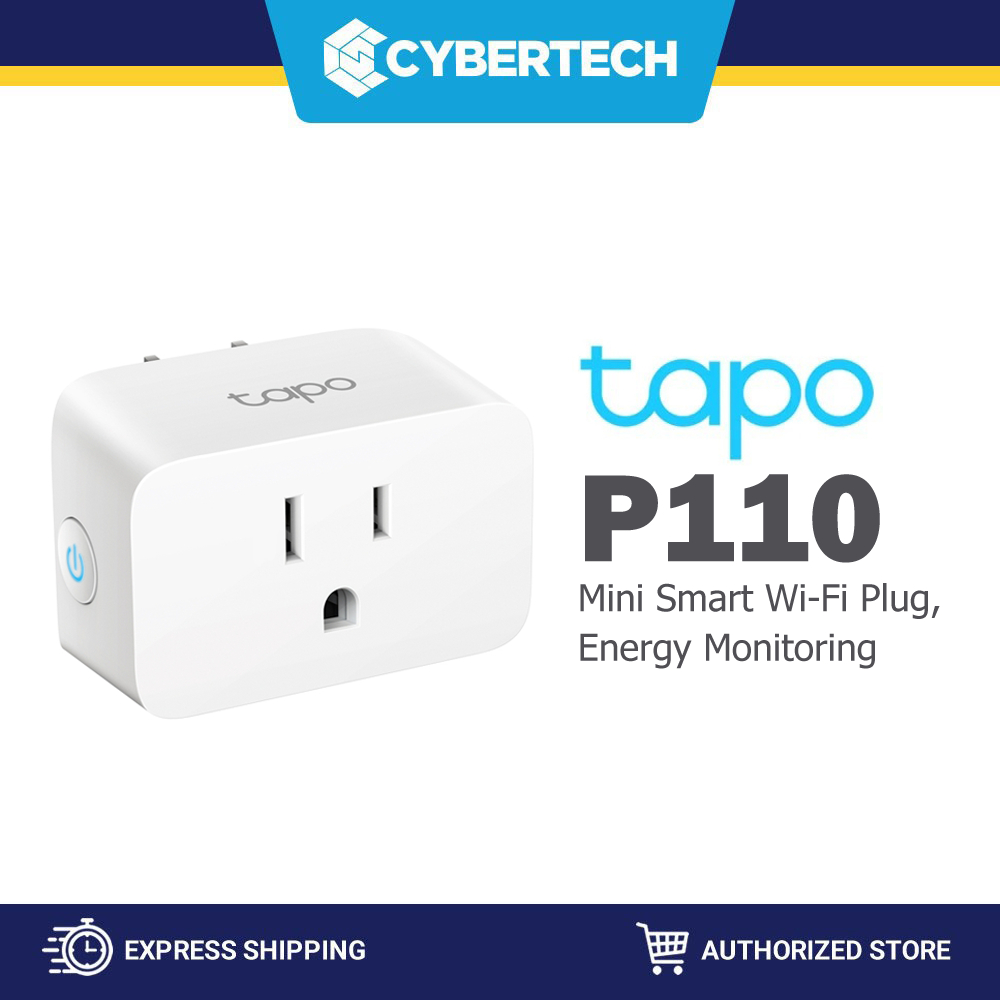 Cybertech TP-LINK Tapo P110 Mini Smart Wi-Fi Socket, Energy Monitoring ...