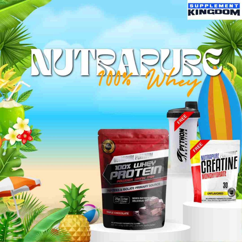 Nutrapure Platinum 100% Whey Protein 2lbs | Shopee Philippines