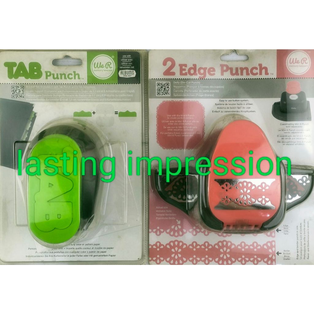 We R Memory Keepers, Tab Punch, 2 Edge Punch ( Option #13 ) | Shopee ...