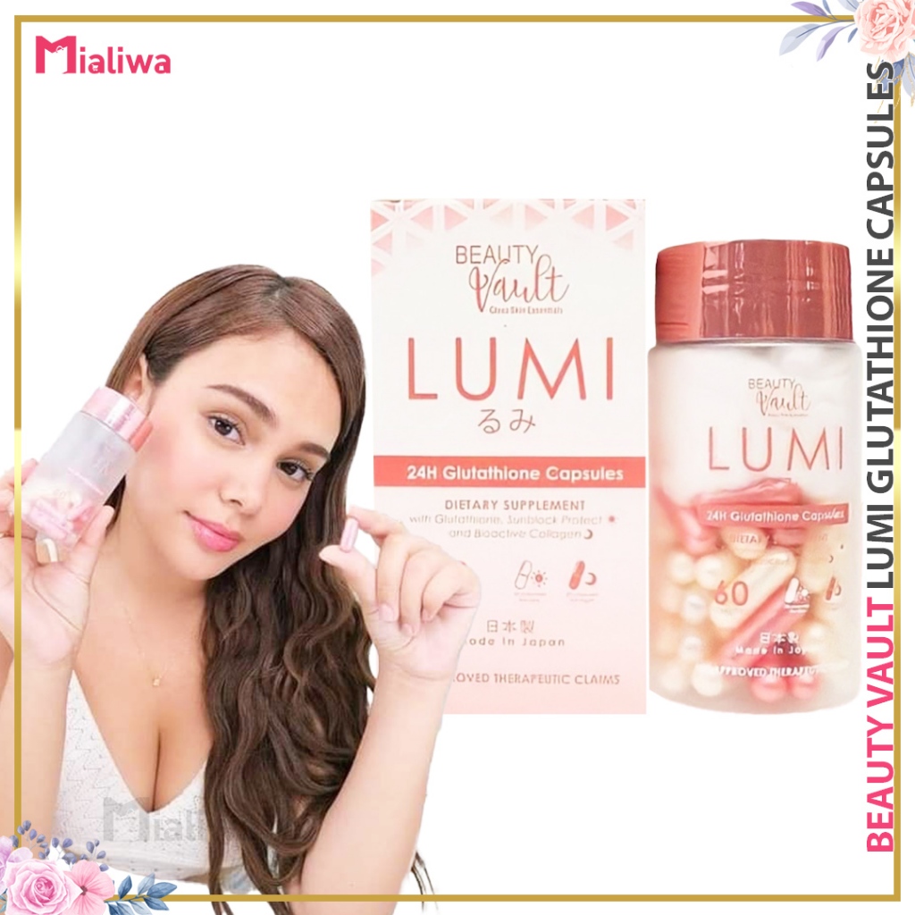 Beauty Vault Lumi Glutathione Capsules Collagen Vitamin E Pampaputi Skin Whitening Beauty Supplement