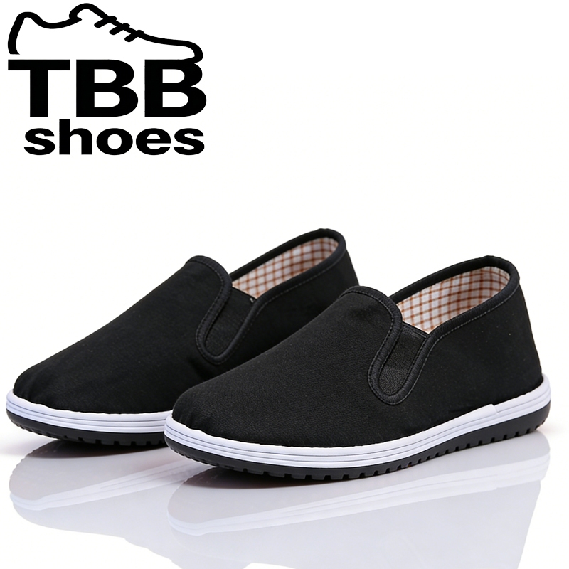 TBB Beijing net red cloth shoes men's non-slip work shoes with layered ...