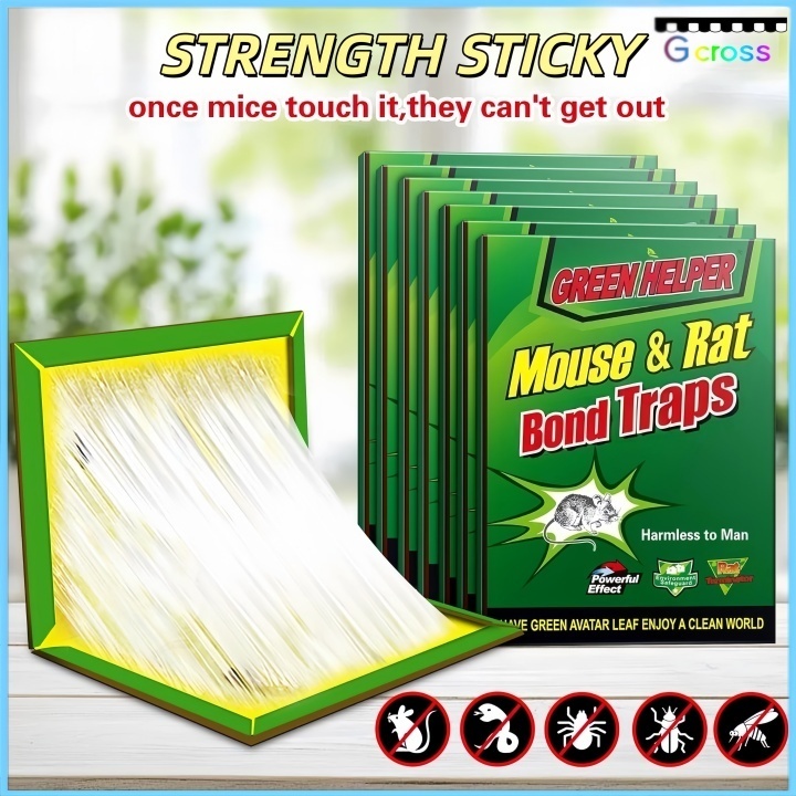 Gcross 5PCS Multi Pack Green Card Super Strong Adhesion Mouse & Rat ...