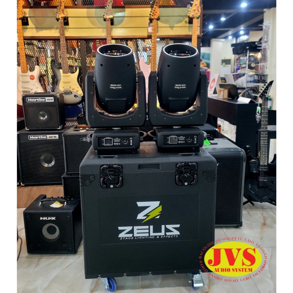 Zeus Beam 425w Prism Moving Head PAIR with Flight Case | Shopee Philippines