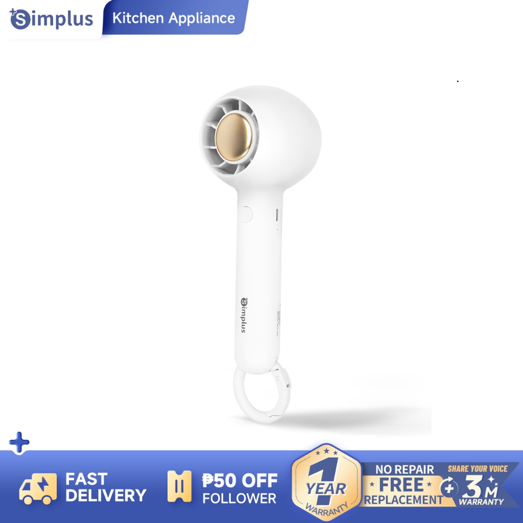 Simplus Handheld Fan Mini Fan Portable Fan Desk Fan Bladeless USB ...