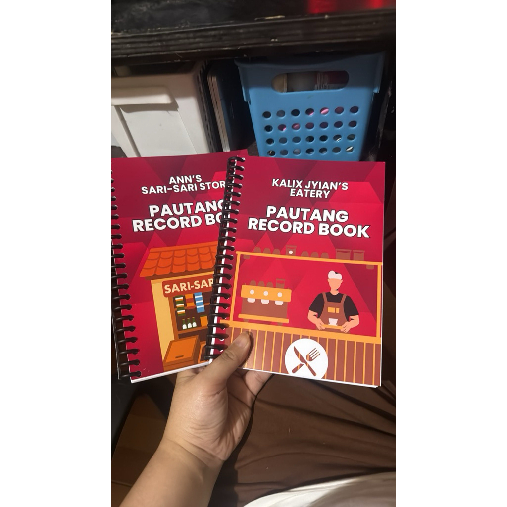 sari sari store tindahan listahan ng utang pautang utang record book ...