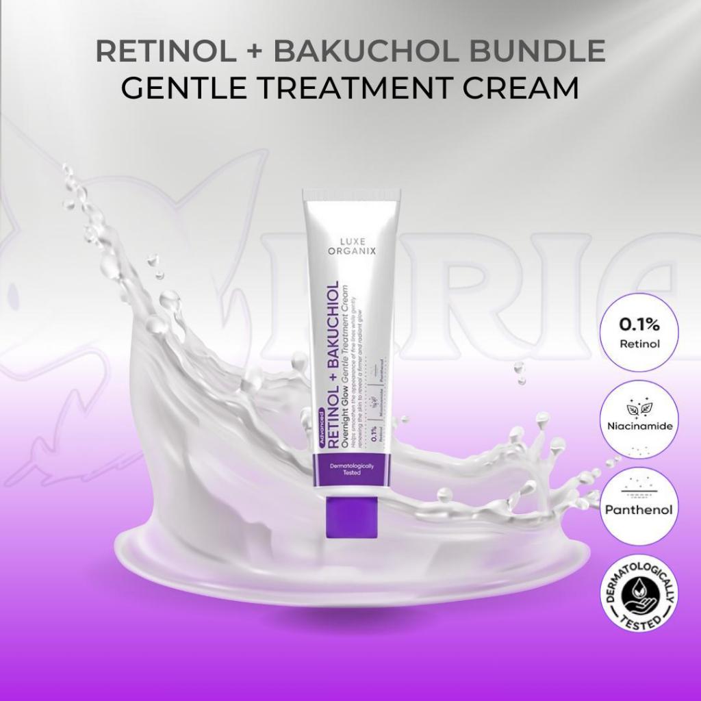 LUXE ORGANIX Retinol + Bakuchiol Ultimate Glow Set | Serum