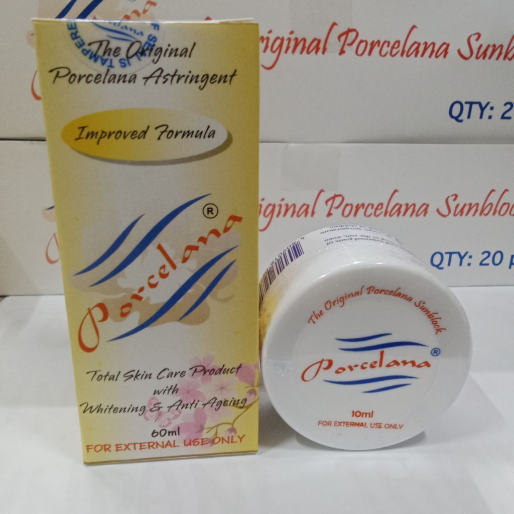 [Porcelana astringent improved formula with sunblock] | Shopee Philippines