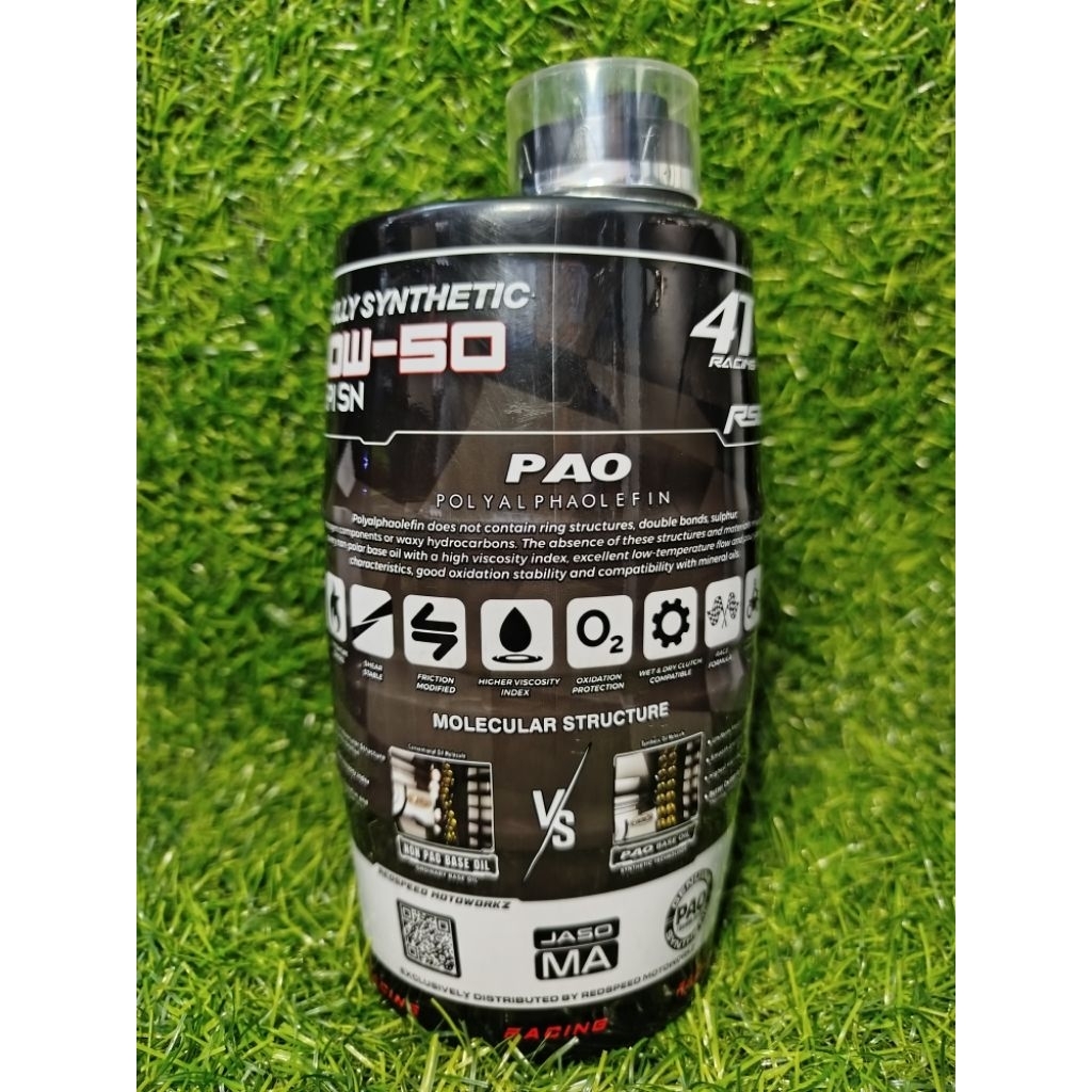 RS8 Racing 10w-50 100% synthetic 1L | Shopee Philippines