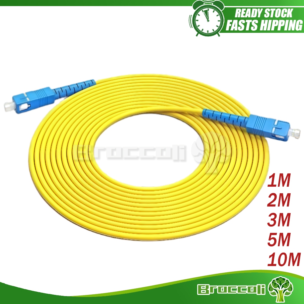 1M 2M 3M 5M 10M SC/UPC to SC/UPC Single Mode Fiber Optic Patch Cable ...