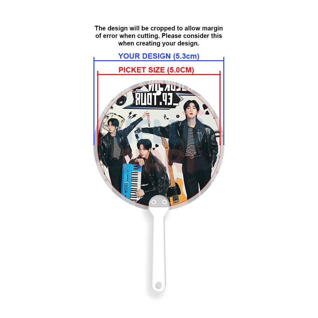 [BULK][FANMADE] Custom Mini Image Picket Fan Keyring (K-Pop Freebies ...