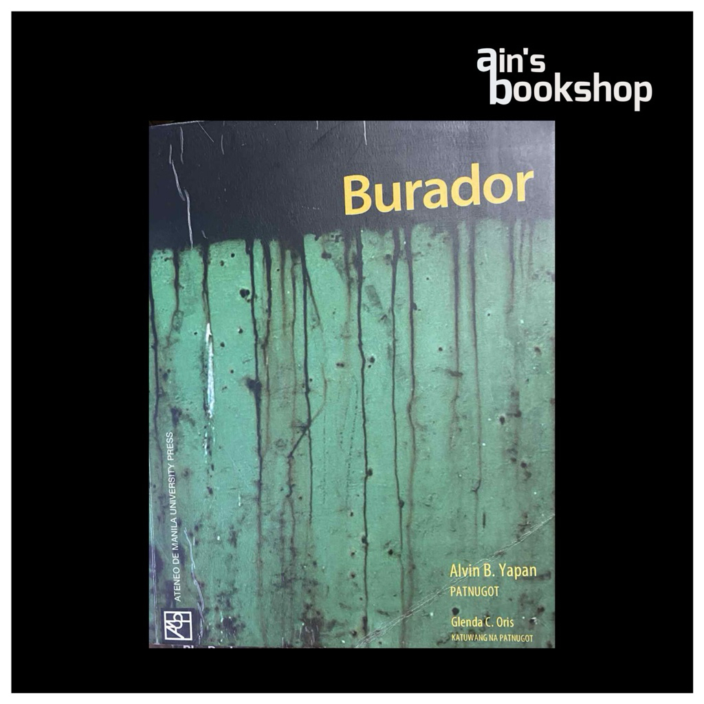 BURADOR BY ALVIN B. YAPAN ATENEO PRESS | Shopee Philippines