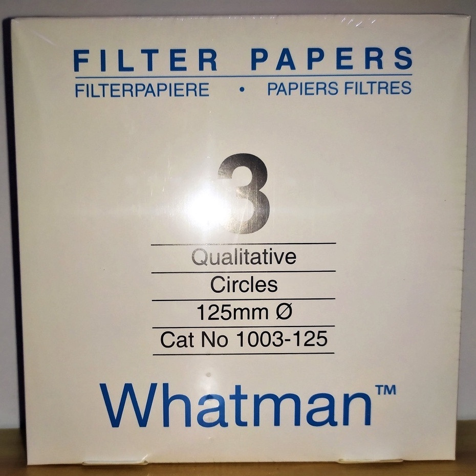 Whatman No. 3 Qualitative Filter Paper 125mm | Shopee Philippines