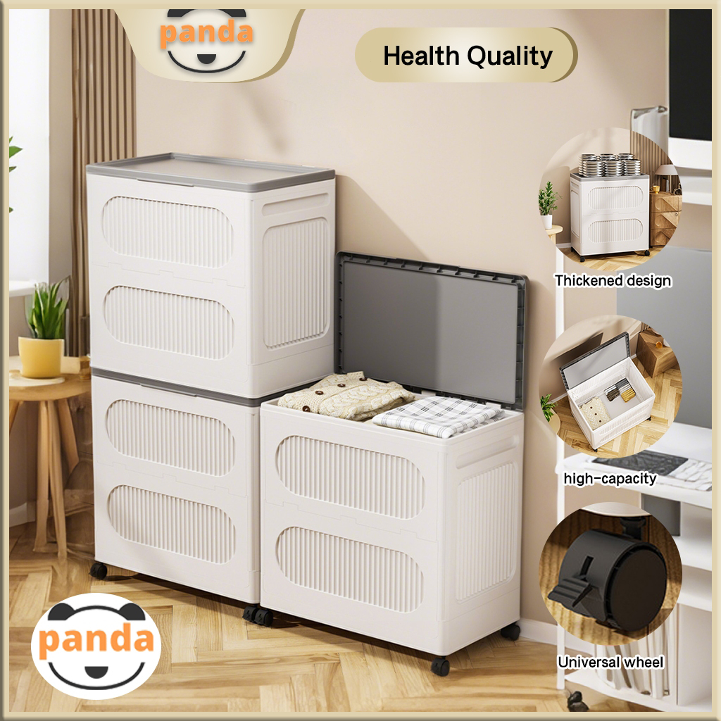 【CO】Children's toy storage box, large foldable storage box, flip cover ...
