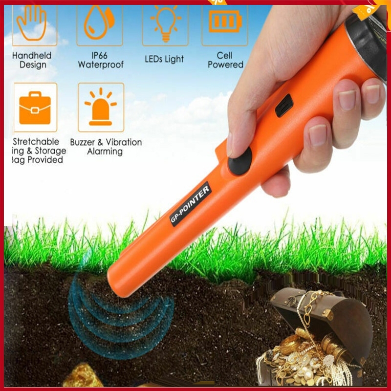 360°Metal Detector Waterproof Pinpointing metal detector GP-pointer ...