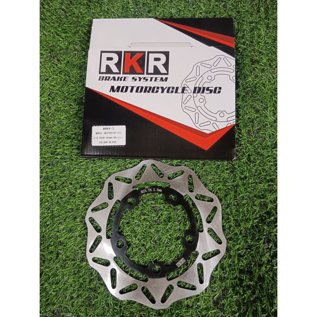 RKR REAR DISC STOCK SIZE 200MM SNIPER 150/SNIPER 155 | Shopee Philippines