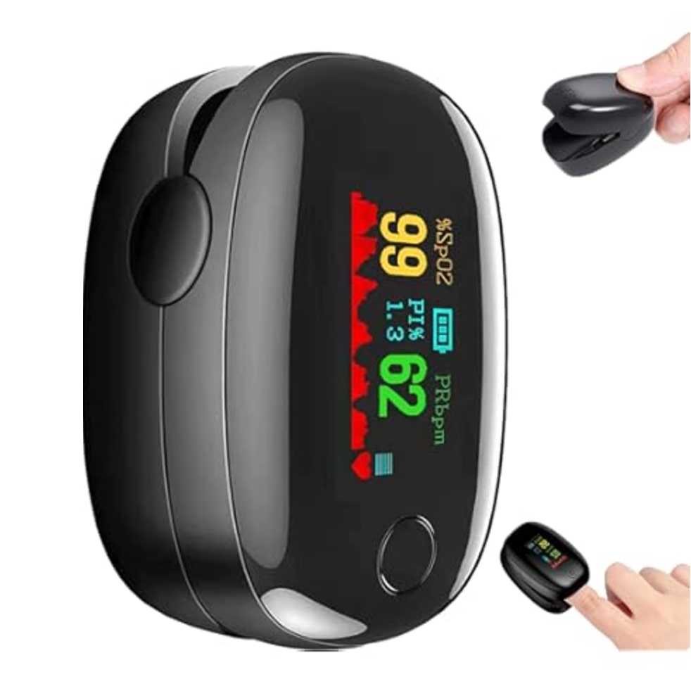 A2 Fingertip Pulse Oximeter Blood Oxygen Saturation Meter SPO2 PR Meter ...