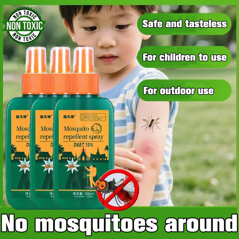 【100% Effective】Insect Repellent Spray 100ML children/Adult mosquito ...