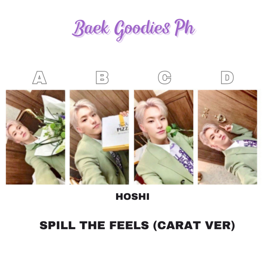 Seventeen Spill the Feels [Carat ver] Official Photocards | Shopee