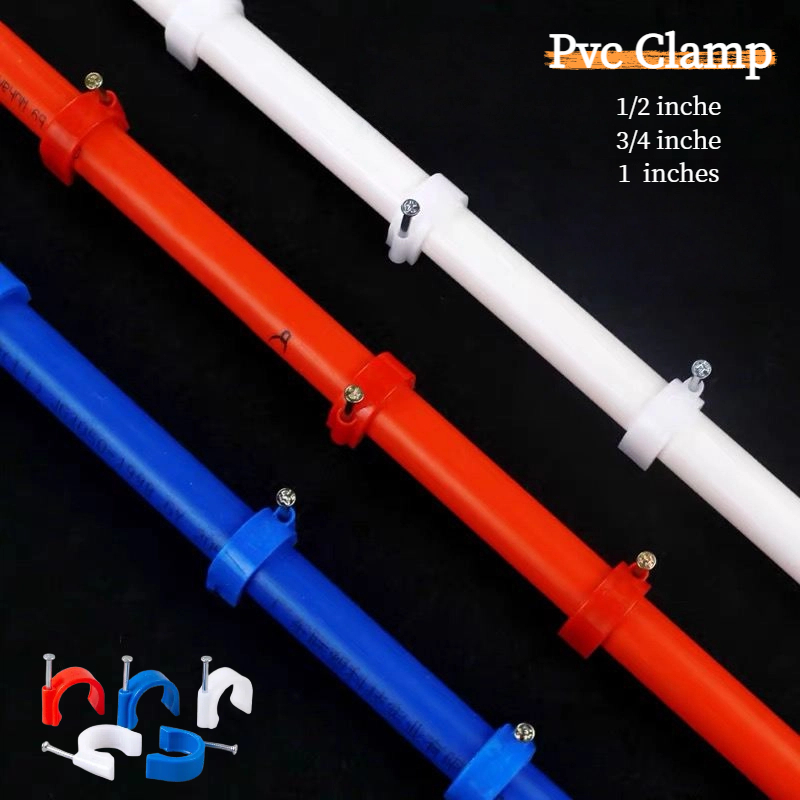 Heavy Duty Pvc Clamp Orange And Blue / Pipe Clamp /Pipe Clip /Hose 1/2 ...