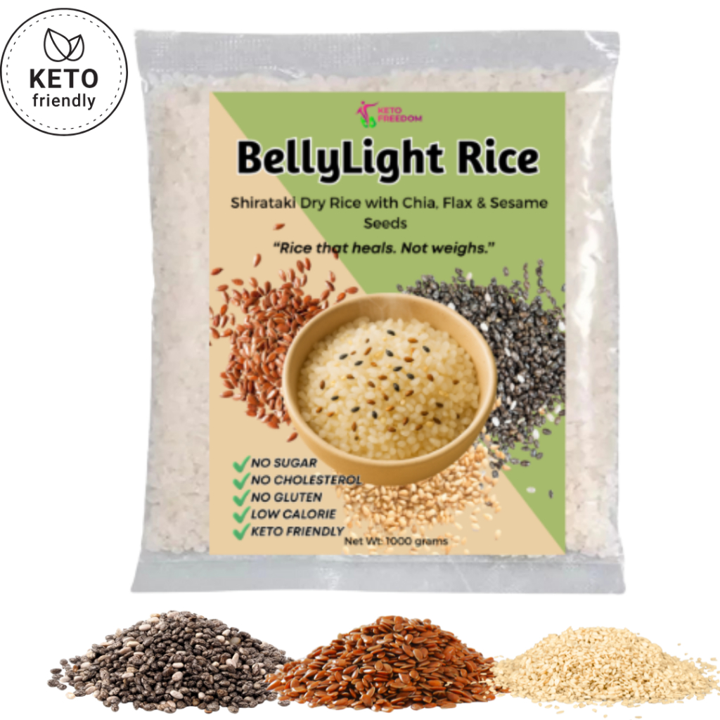 BellyLight Shirataki Dry Rice – Sugar-Free Anti-Bloating Rice Weight ...